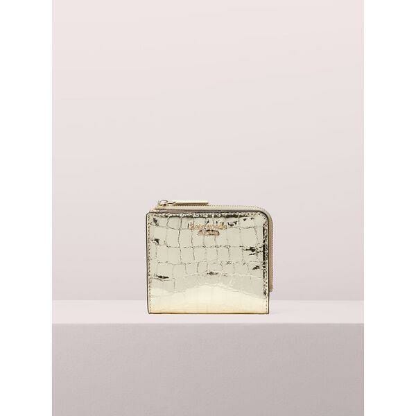 Fashion 4 - sylvia croc embossed small bifold wallet