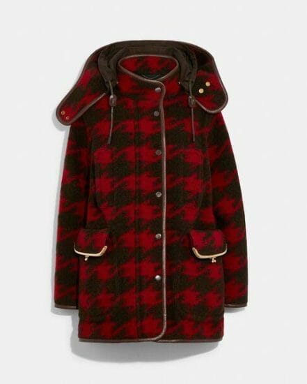 Fashion 4 Coach Archive Houndstooth Coat