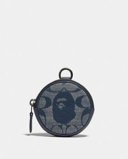 Fashion 4 Coach BAPE x Coach Coin Case In Signature Chambray