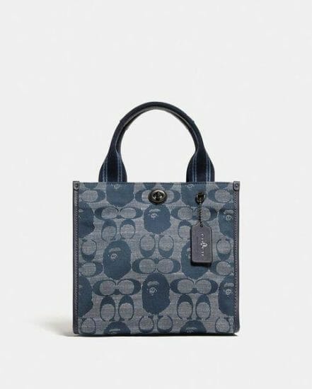 Fashion 4 Coach BAPE x Coach Tote 22 In Signature Chambray