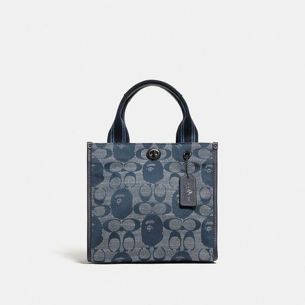 Fashion 4 Coach BAPE x Coach Tote 22 In Signature Chambray