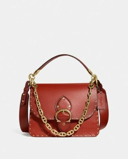 Fashion 4 Coach Beat Shoulder Bag With Rivets