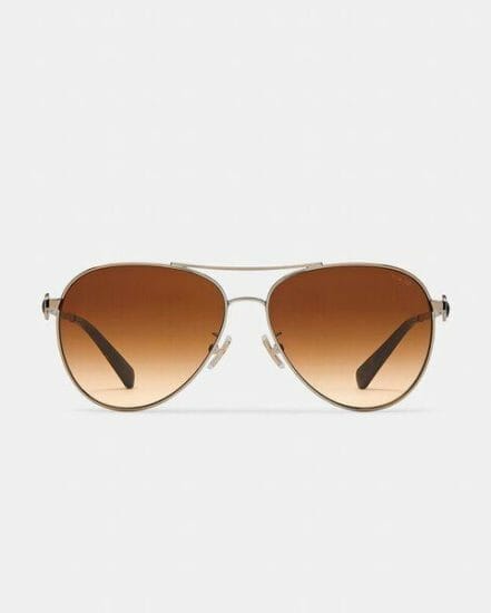 Fashion 4 Coach Metal Aviator Sunglasses