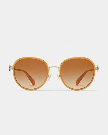 Fashion 4 Coach Metal Round Sunglasses