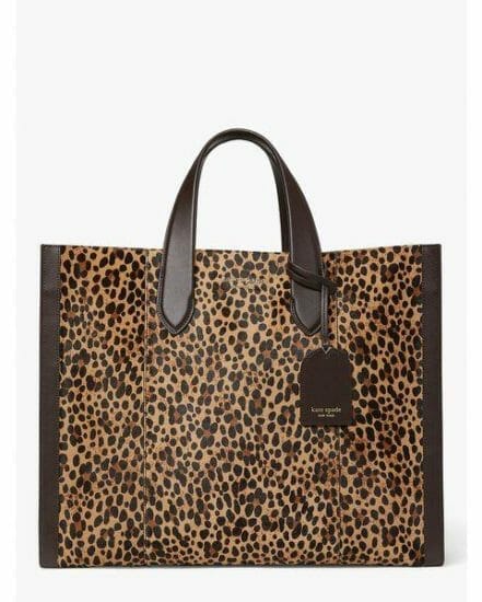 Fashion 4 - manhattan leopard haircalf large tote