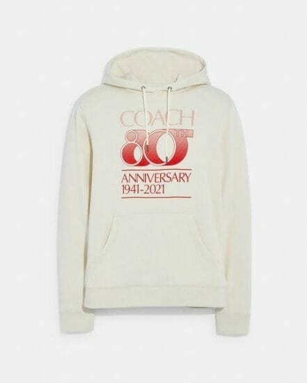 Fashion 4 Coach 80th Anniversary Hoodie In Organic Cotton