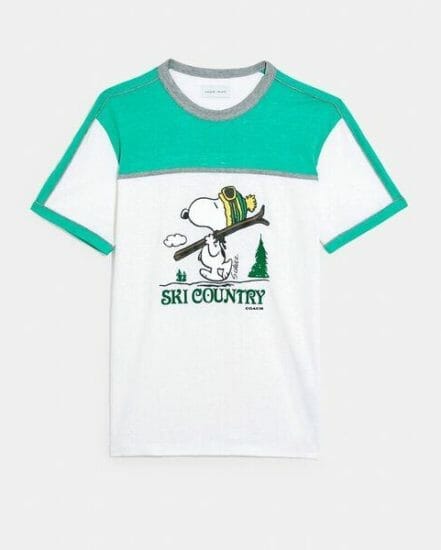Fashion 4 Coach Coach X Peanuts Snoopy T-Shirt