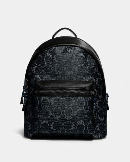 Fashion 4 Coach Coach x Michael B. Jordan Charter Backpack In Mummified Signature Canvas