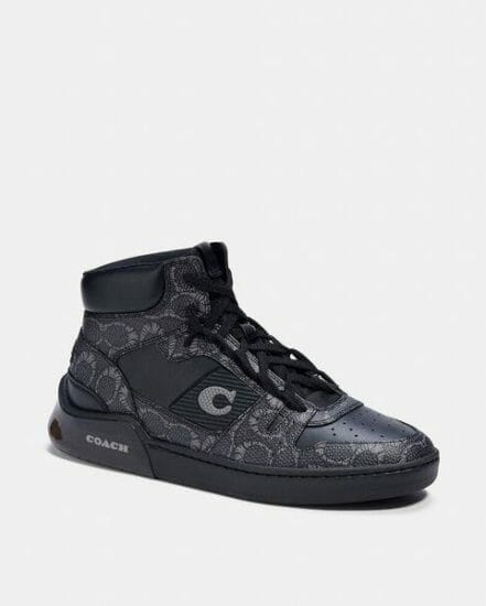 Fashion 4 Coach Coach x Michael B. Jordan Citysole High Top Sneaker In Mummified Signature Canvas