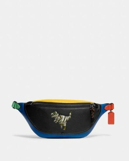 Fashion 4 Coach Coach x Michael B. Jordan League Belt Bag In Colorblock With Mummified Rexy