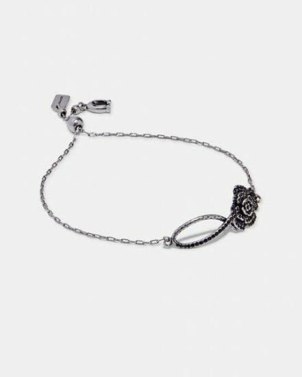 Fashion 4 Coach Jet Flower Slider Bracelet