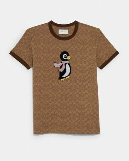 Fashion 4 Coach Signature T-Shirt In Organic Cotton