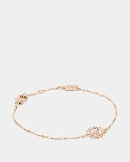 Fashion 4 Coach Tea Rose Cutout Bracelet