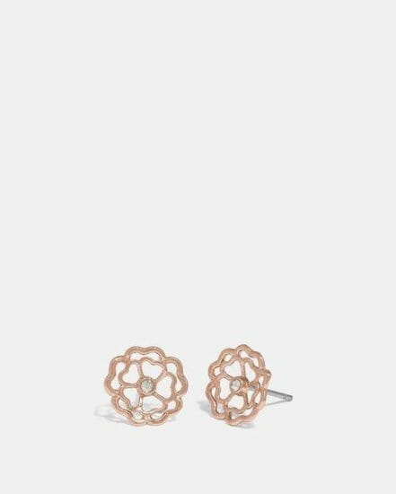 Fashion 4 Coach Tea Rose Cutout Stud