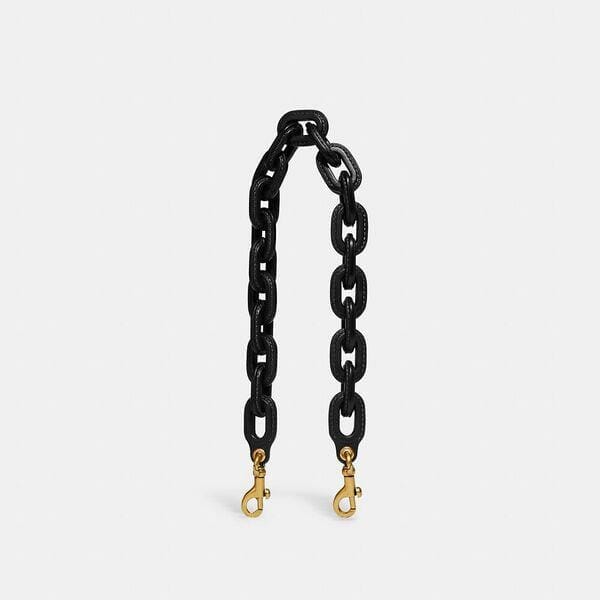 Fashion 4 Coach Leather Covered Chain Strap