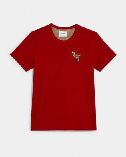 Fashion 4 Coach Lunar New Year T-Shirt In Organic Cotton