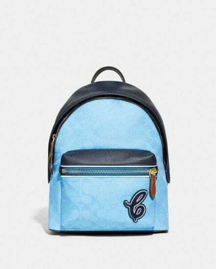 Fashion 4 Coach Charter Backpack 24 In Recycled Signature Nylon