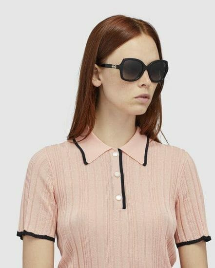 Fashion 4 Coach Horse And Carriage Geometric Sunglasses