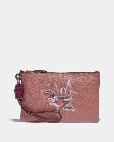 Fashion 4 Coach Small Wristlet With Rexy