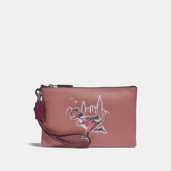 Fashion 4 Coach Small Wristlet With Rexy