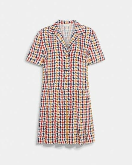 Fashion 4 Coach Bonnie Cashin Plaid Mini Dress