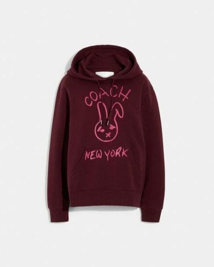 Fashion 4 Coach Bunny Hoodie In Organic Cotton