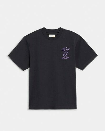 Fashion 4 Coach Bunny Skater T-Shirt In Organic Cotton