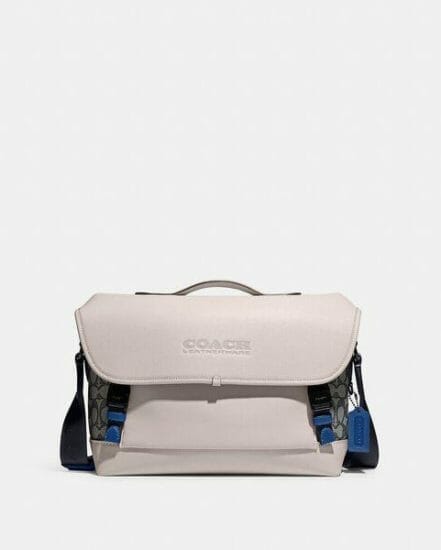 Fashion 4 Coach League Bike Bag In Signature Jacquard