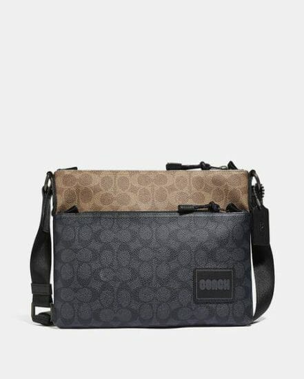 Fashion 4 Coach Pacer Crossbody In Colorblock Signature Canvas