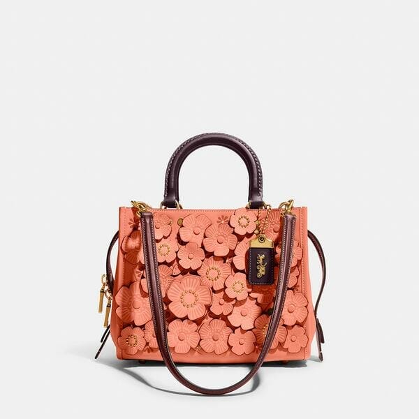 Fashion 4 Coach Rogue Bag 25 In Colorblock With Tea Rose