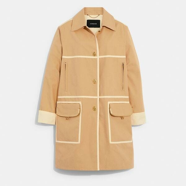 Fashion 4 Coach Trench With Taping