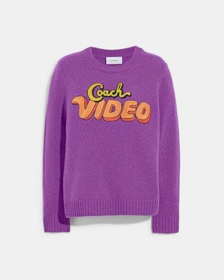 Fashion 4 Coach Video Crewneck Sweater