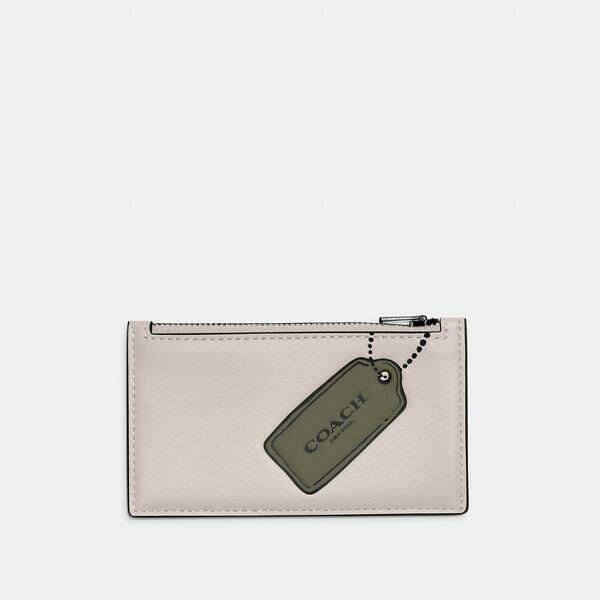 Fashion 4 Coach Zip Card Case With Trompe L'Oeil