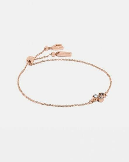 Fashion 4 Coach "Mini Tea Rose Cluster Slider Bracelet