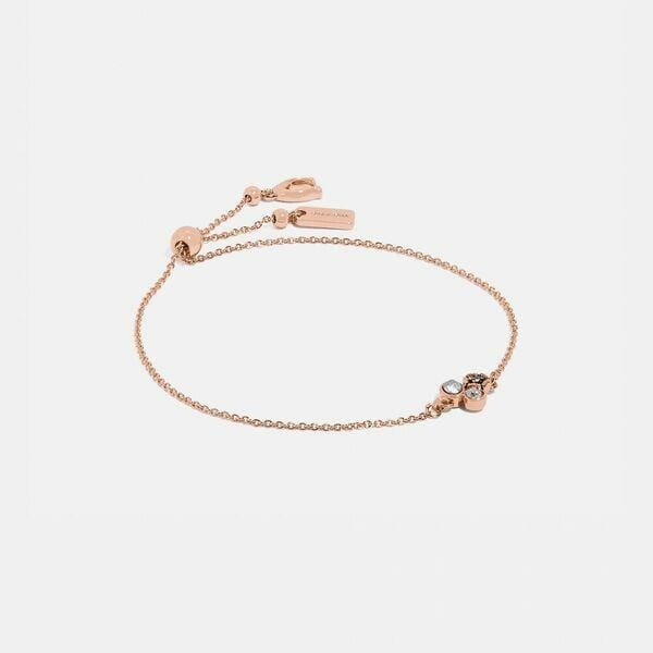 Fashion 4 Coach "Mini Tea Rose Cluster Slider Bracelet