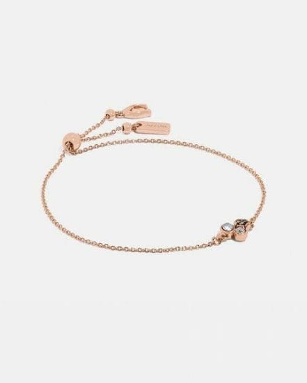 Fashion 4 Coach "Mini Tea Rose Cluster Slider Bracelet