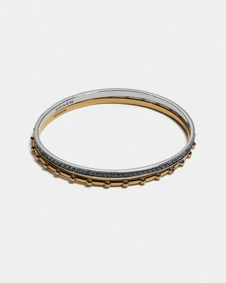 Fashion 4 Coach "Pegged And Pave Bangle Set