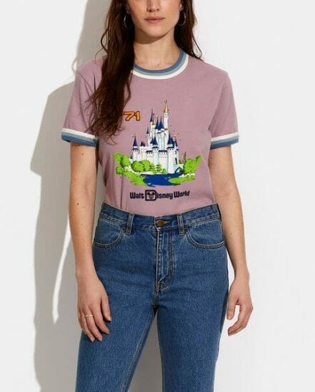 Fashion 4 Coach Disney x Coach Triple Rib T-Shirt In Organic Cotton