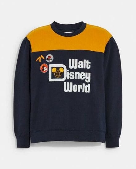 Fashion 4 Coach Disney x Coach Walt Disney World Sweatshirt In Organic Cotton