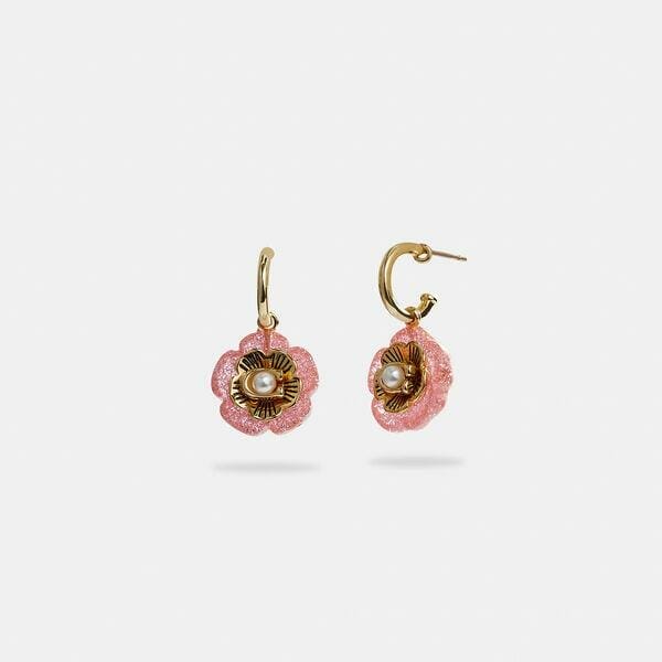 Fashion 4 Coach Tea Rose Earrings