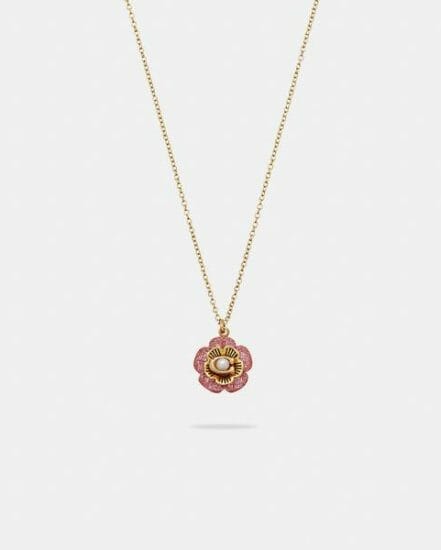 Fashion 4 Coach Tea Rose Necklace