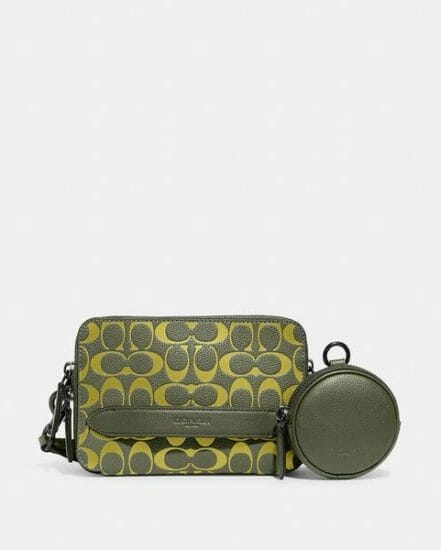 Fashion 4 Coach Charter Crossbody With Hybrid Pouch In Signature Leather
