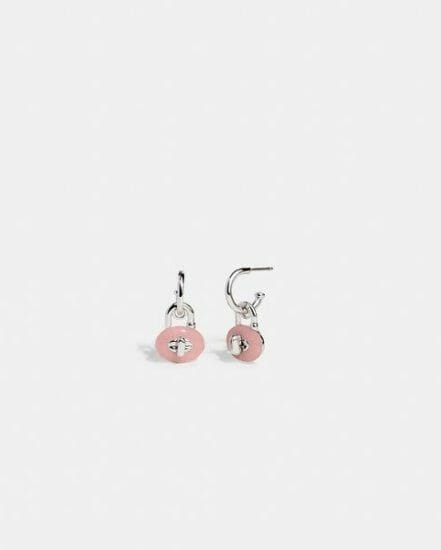 Fashion 4 Coach Signature Turnlock Earrings