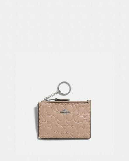 Fashion 4 Coach Mini Skinny Id Case In Signature Leather