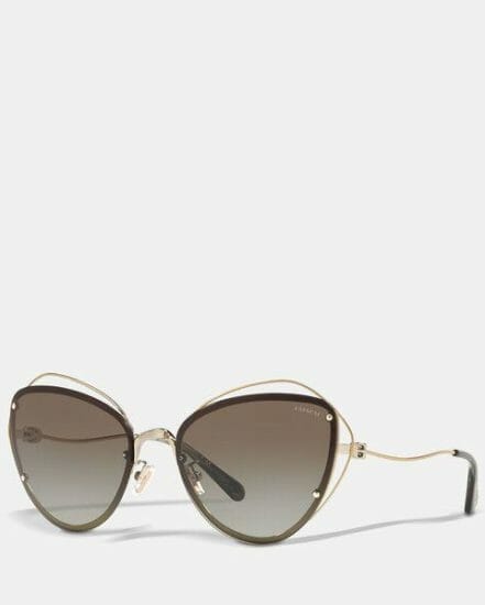 Fashion 4 Coach Open Wire Cat Eye Sunglasses