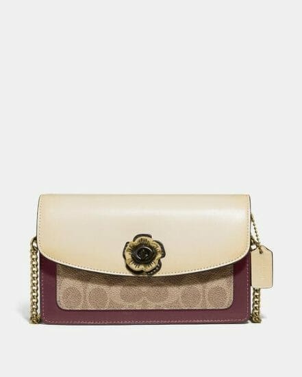 Fashion 4 Coach Parker Crossbody In Colorblock Signature Canvas