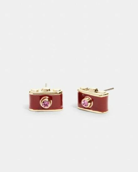 Fashion 4 Coach Camera Stud Earrings