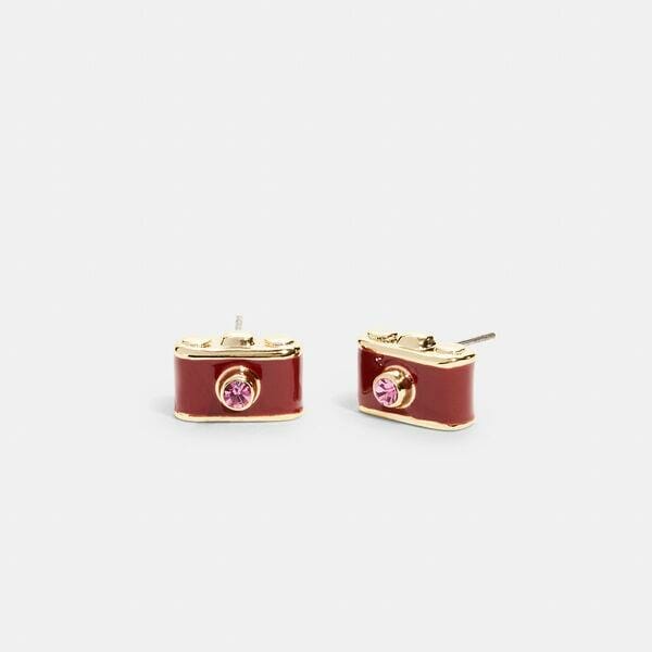 Fashion 4 Coach Camera Stud Earrings