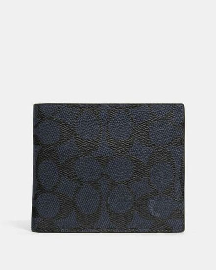 Fashion 4 Coach 3-In-1 Wallet In Signature Canvas