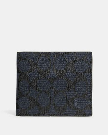 Fashion 4 Coach 3-In-1 Wallet In Signature Canvas